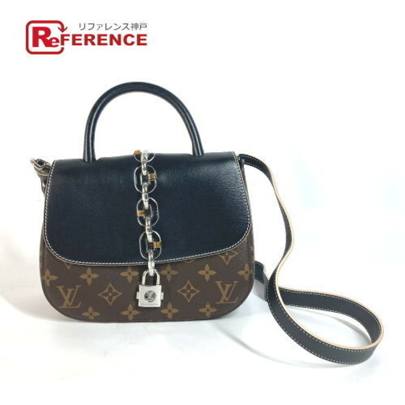 Louis Vuitton Monogram Chain Bag Shoulder Bag Canvas Brown - Picture 1 of 9